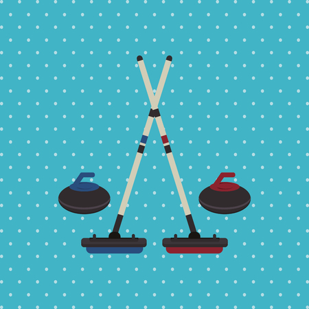 winter sport concept with icon design, vector illustration 10 eps graphic.