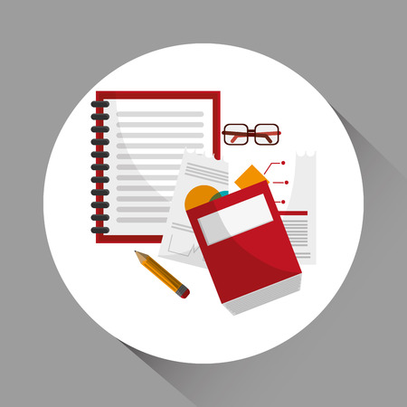 Office with icon design, vector illustration 10 eps graphic.のイラスト素材