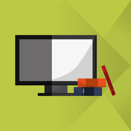 Office with icon design, vector illustration 10 eps graphic.のイラスト素材