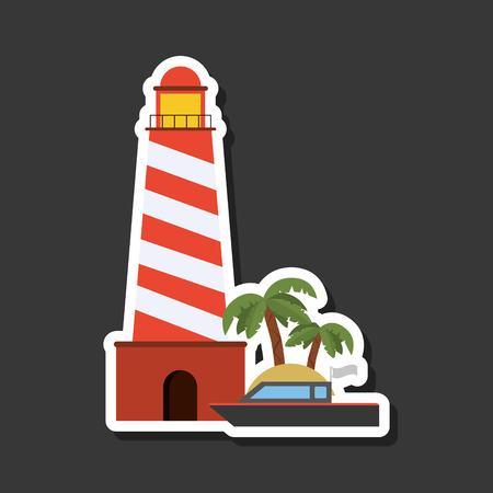 Vacations concept with icon design, vector illustration 10 eps graphic.のイラスト素材