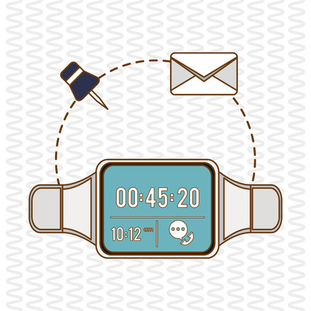 technology concept with icon design, vector illustration 10 eps graphic.のイラスト素材