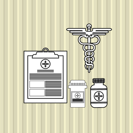 medical care concept with icon design, vector illustration 10 eps graphic.のイラスト素材