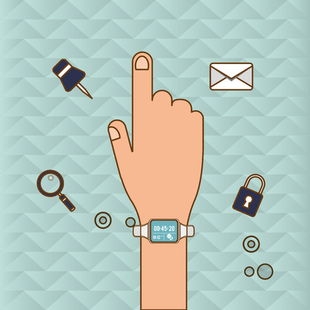 Technology concept with icon design, vector illustration 10 eps graphic.のイラスト素材