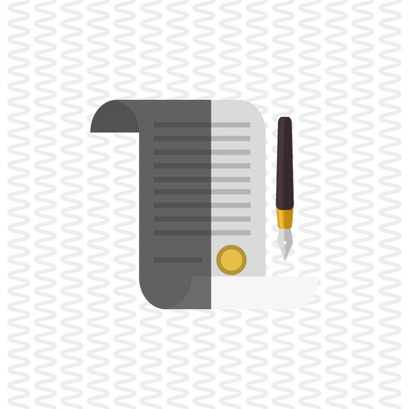 Law and Justice concept with icon design, vector illustration 10 eps graphic.のイラスト素材