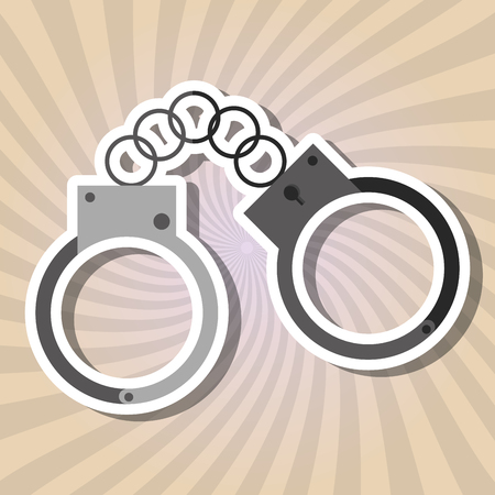 Law and Justice concept with icon design, vector illustration 10 eps graphicのイラスト素材