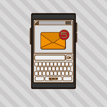 SMS concept with icon design, vector illustration 10 eps graphic.のイラスト素材