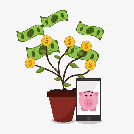 Profit concept with icon design, vector illustration 10 eps graphic.のイラスト素材