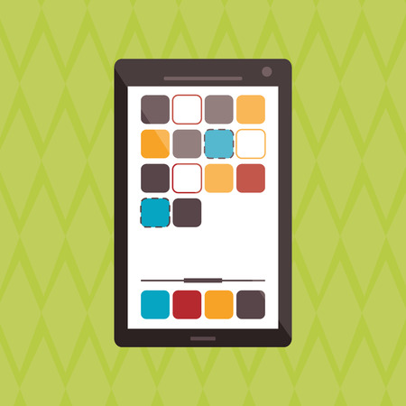 Wearable technology concept with icon design, vector illustration 10 eps graphic.のイラスト素材