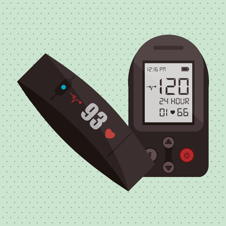 Wearable technology concept with icon design, vector illustration 10 eps graphic.のイラスト素材