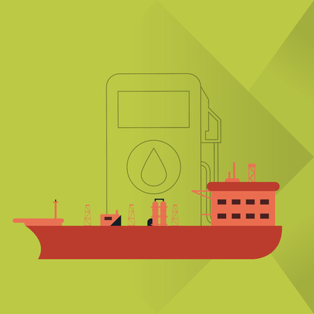 Oil industry concept with icon design, vector illustration 10 eps graphic.のイラスト素材