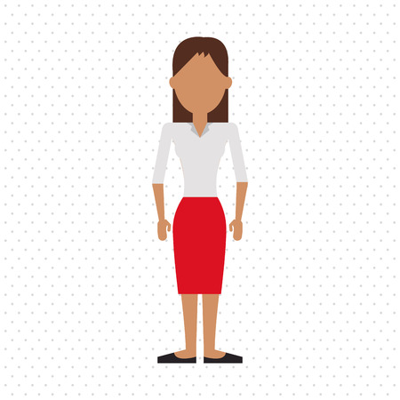 People concept with woman icon design, vector illustration 10 eps graphic.のイラスト素材