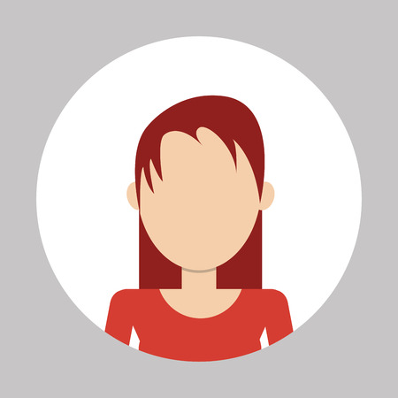 People concept with woman icon design, vector illustration 10 eps graphic.のイラスト素材