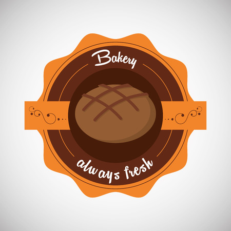 Bakery concept with bread icon design, vector illustration 10 eps graphic.のイラスト素材