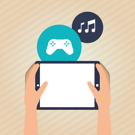 Smartphone concept with icon design, vector illustration 10 eps graphic.のイラスト素材