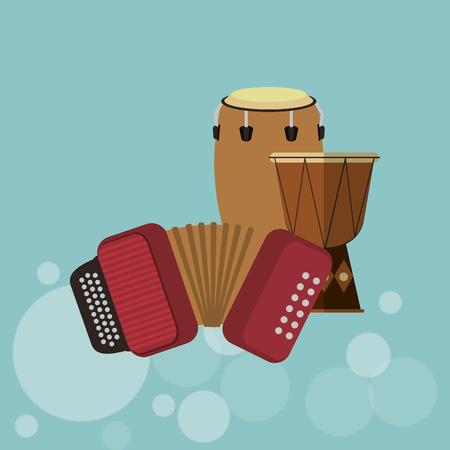 Music concept with icon design, vector illustration 10 eps graphic.のイラスト素材