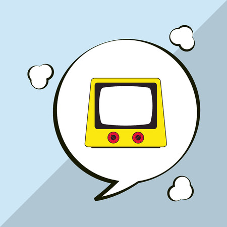 Retro concept with tv icon design, vector illustration 10 eps graphic.のイラスト素材