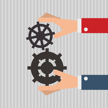 teamwork  concept with icon design, vector illustration 10 eps graphic.のイラスト素材