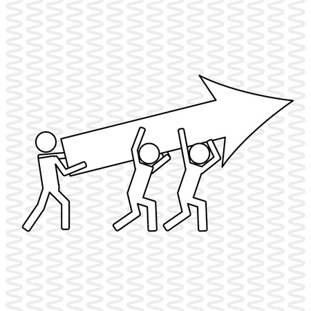 teamwork  concept with icon design, vector illustration 10 eps graphic.のイラスト素材