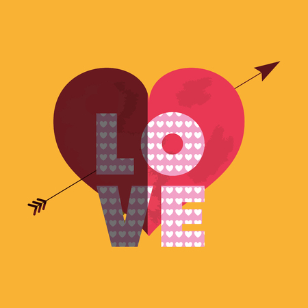 Love concept with icon design, vector illustration 10 eps graphic.のイラスト素材