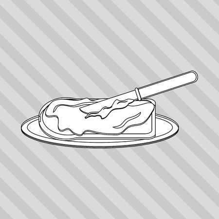Breakfast concept with icon design, vector illustration 10 eps graphic.のイラスト素材