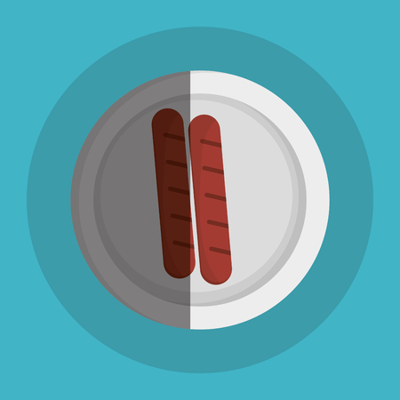 Breakfast concept with icon design, vector illustration 10 eps graphic.のイラスト素材