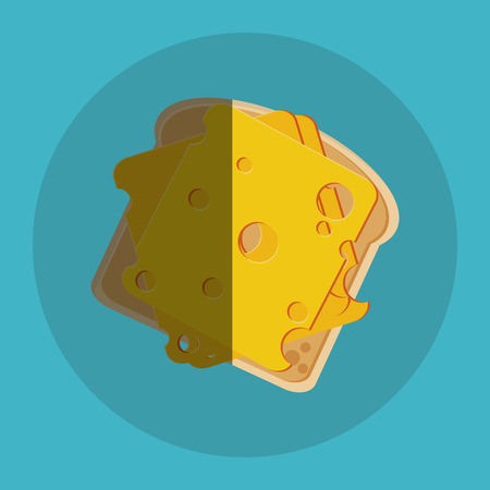 Breakfast concept with icon design, vector illustration 10 eps graphic.のイラスト素材