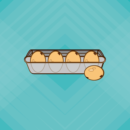 Breakfast concept with icon design, vector illustration 10 eps graphic.のイラスト素材