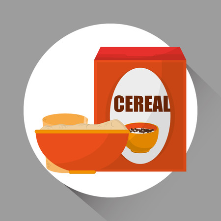 Breakfast concept with icon design, vector illustration 10 eps graphic.のイラスト素材