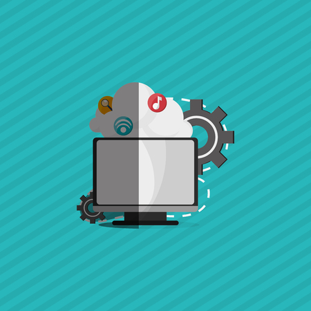Responsive web design concept with icon design, vector illustration 10 eps graphicのイラスト素材