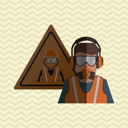Safety concept with icon design, vector illustration 10 eps graphicのイラスト素材