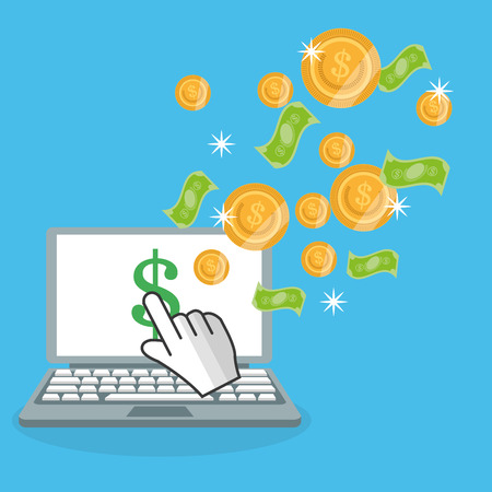 Payment online concept with icon design, vector illustration 10 eps graphic.のイラスト素材