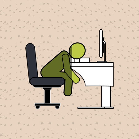 Resting and sleep concept with icon design, vector illustration 10 eps graphicのイラスト素材