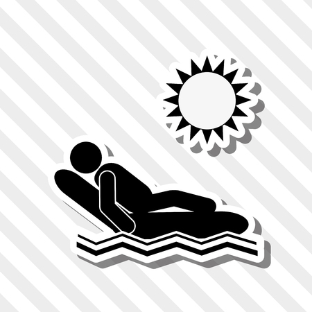 Resting and sleep concept with icon design, vector illustration 10 eps graphicのイラスト素材
