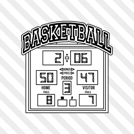 Basketball concept with icon design, vector illustration 10 eps graphicのイラスト素材