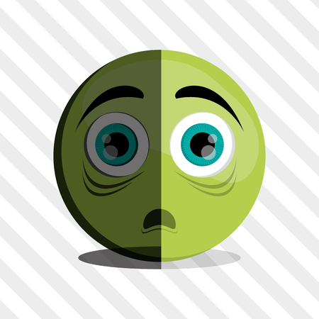 Cartoon  with face icon design, vector illustration 10 eps graphic.のイラスト素材