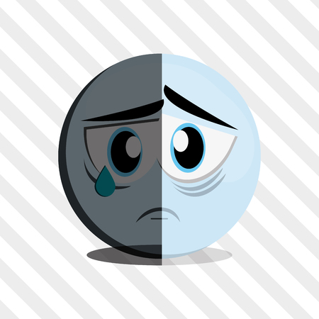 Cartoon  with face icon design, vector illustration 10 eps graphic.のイラスト素材