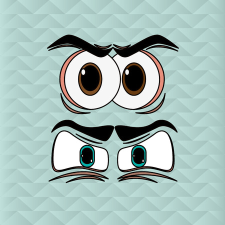 Cartoon  with face icon design, vector illustration 10 eps graphic.のイラスト素材