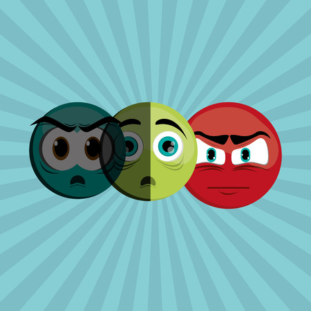 Cartoon  with face icon design, vector illustration 10 eps graphic.のイラスト素材