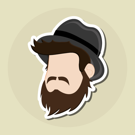 Hipster style with icon design, vector illustration 10 eps graphic.のイラスト素材