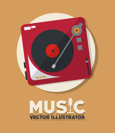 Music concept with icon design, vector illustration 10 eps graphic.のイラスト素材