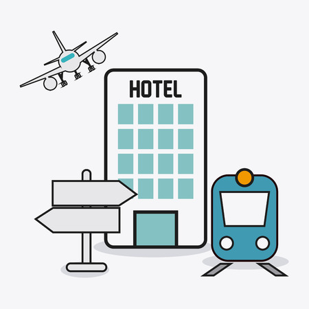 travel  concept with icon design, vector illustration 10 eps graphic.のイラスト素材