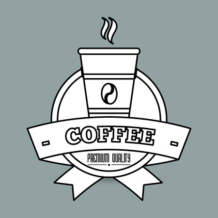 Coffee Shop concept with icon design, vector illustration 10 eps graphic.のイラスト素材