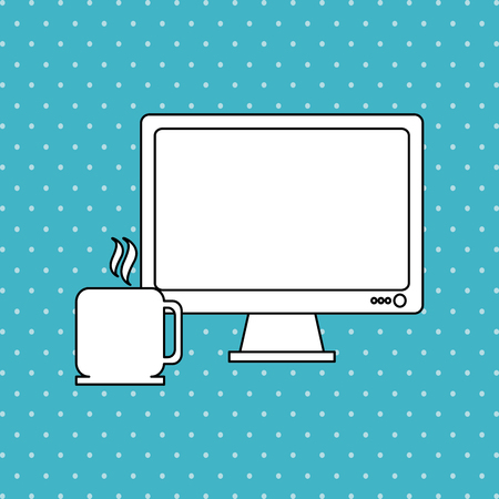 Coffee Shop concept with icon design, vector illustration 10 eps graphic.のイラスト素材