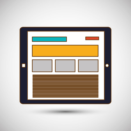 Technology concept with icon design, vector illustration 10 eps graphic.のイラスト素材