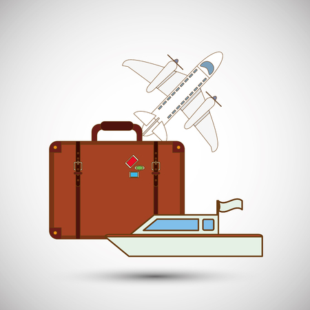 travel concept with icon design, vector illustration 10 eps graphic.のイラスト素材