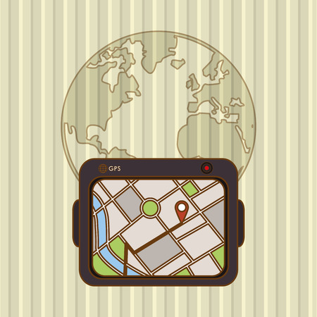 travel concept with tablet icon design, vector illustration 10 eps graphic.のイラスト素材