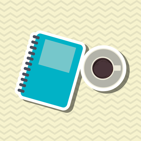 Office concept with supplies icon design, vector illustration 10 eps graphic.のイラスト素材