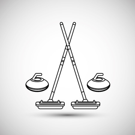 winter sport concept with icon design, vector illustration 10 eps graphic.のイラスト素材