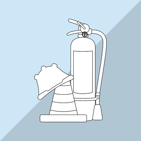 Industry security  concept with icon design, vector illustration 10 eps graphic.のイラスト素材