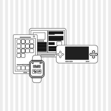 Technology concept with icon design, vector illustration 10 eps graphic.のイラスト素材